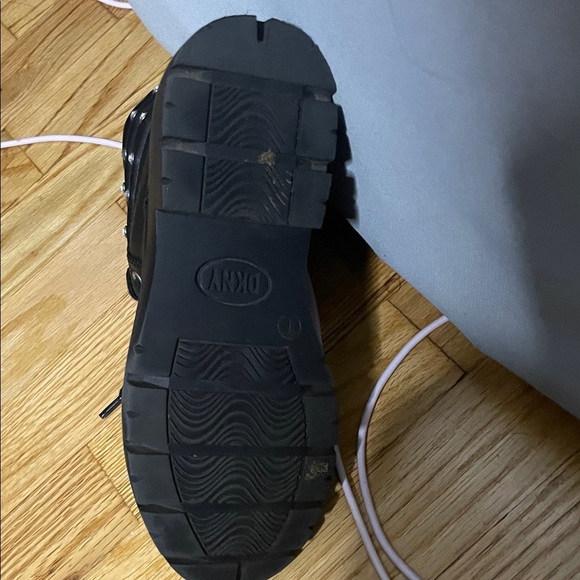 Black Studded Girl Boots - Picture 5 of 6